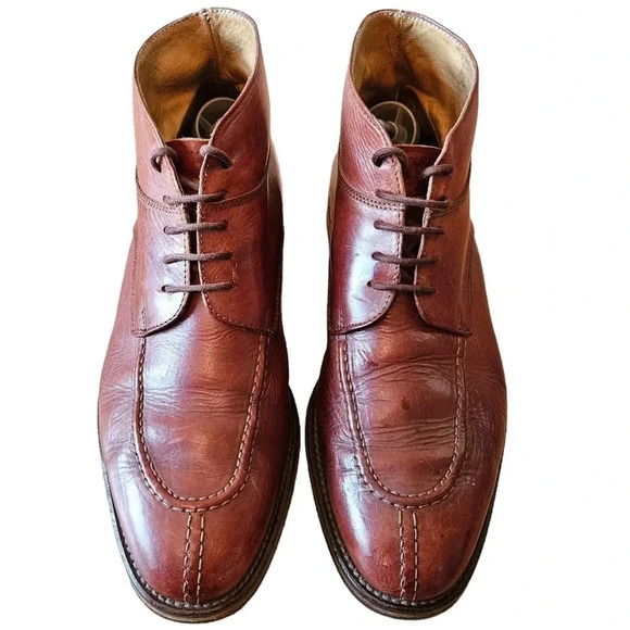 Wolverine Men's Leather Classy Chukka ankle boots Brown Size  43. - Picture 3 of 11